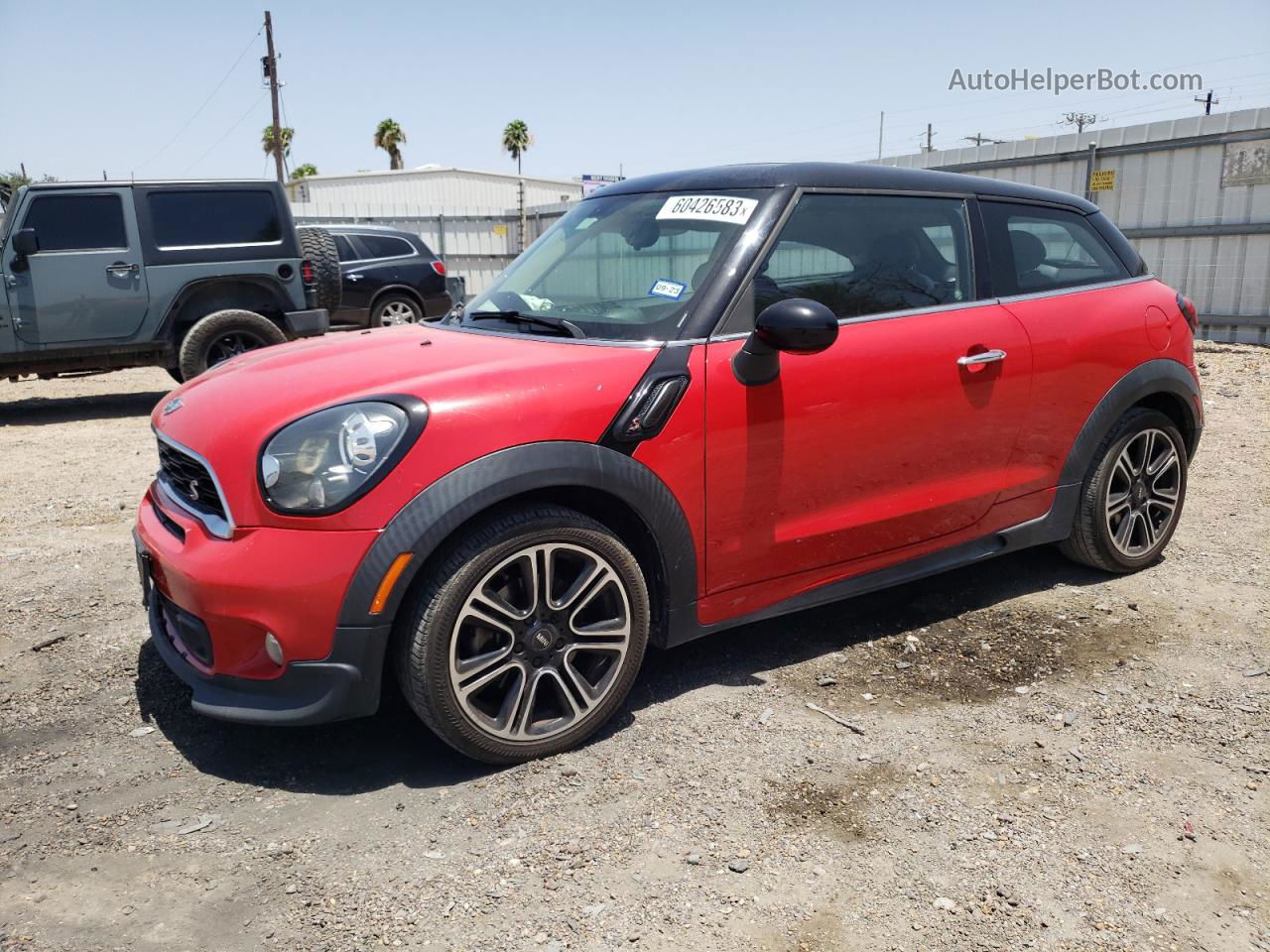 2015 Mini Cooper S Paceman Red vin: WMWSS5C53FWT84446