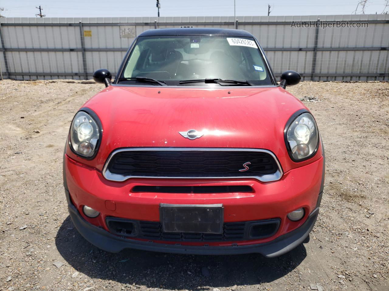 2015 Mini Cooper S Paceman Red vin: WMWSS5C53FWT84446