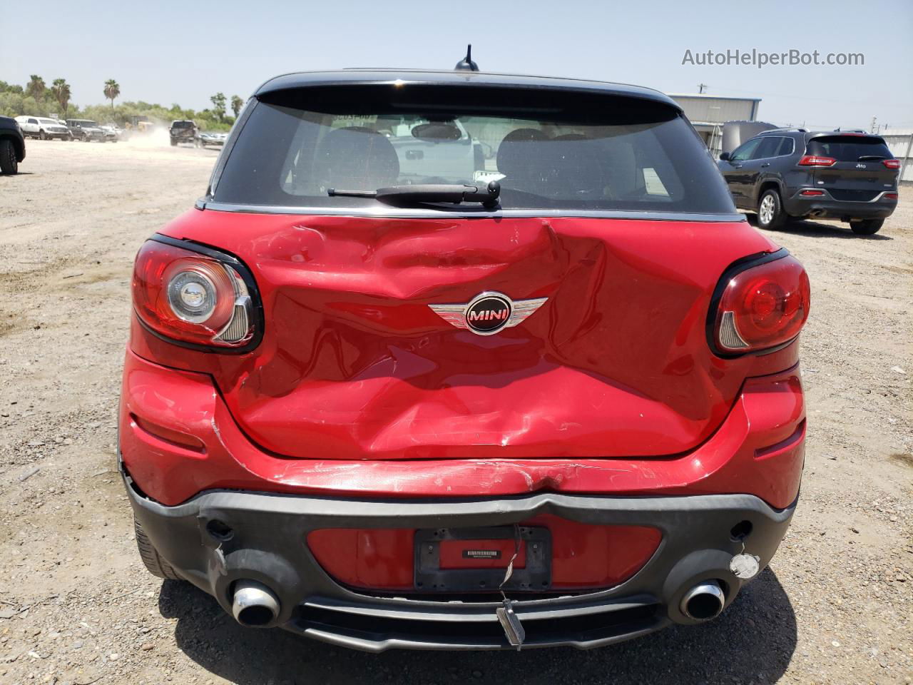 2015 Mini Cooper S Paceman Red vin: WMWSS5C53FWT84446