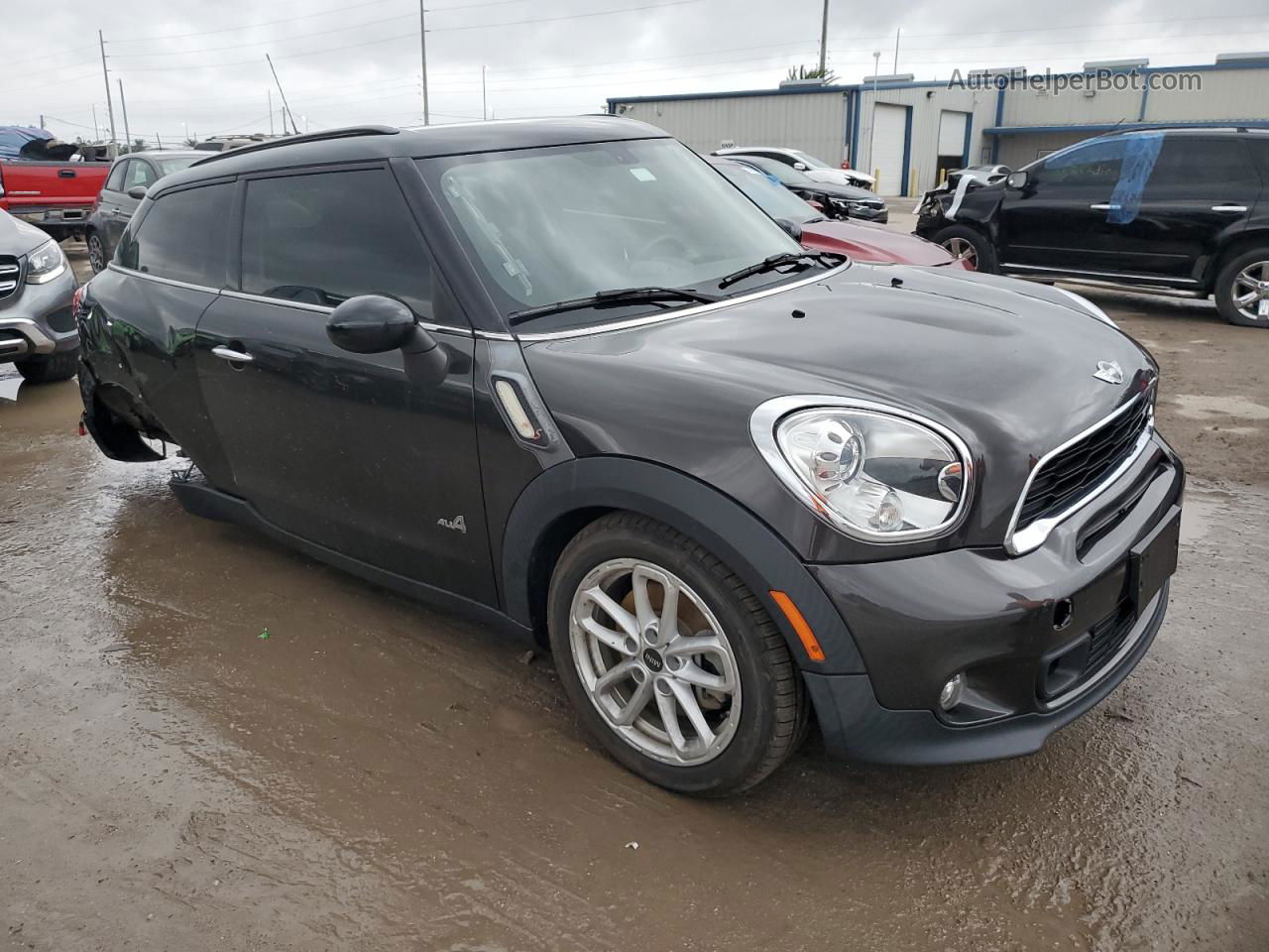 2015 Mini Cooper S Paceman Black vin: WMWSS7C53FWS44988