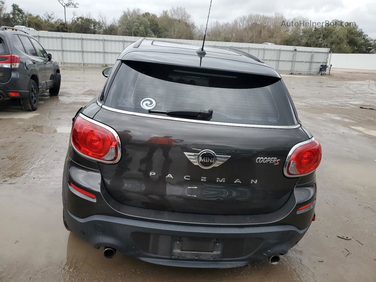 2015 Mini Cooper S Paceman Black vin: WMWSS7C53FWS44988