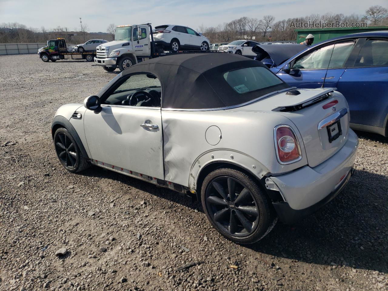 2015 Mini Cooper Roadster  Silver vin: WMWSY1C54FT625987