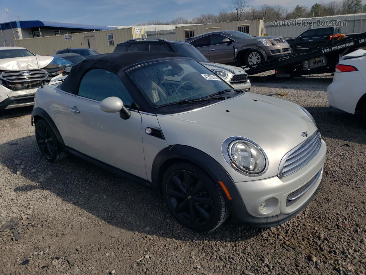 2015 Mini Cooper Roadster  Silver vin: WMWSY1C54FT625987