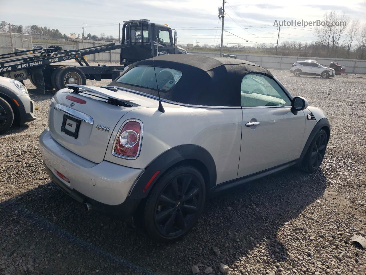 2015 Mini Cooper Roadster  Silver vin: WMWSY1C54FT625987