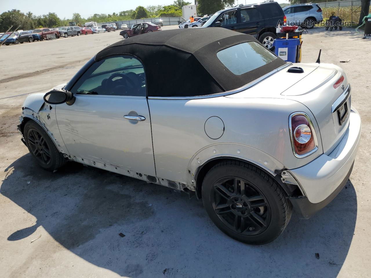 2015 Mini Cooper Roadster  Silver vin: WMWSY1C56FT626137