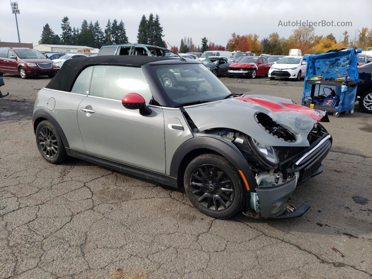 2018 Mini Cooper  Gray vin: WMWWG5C50J3D01281