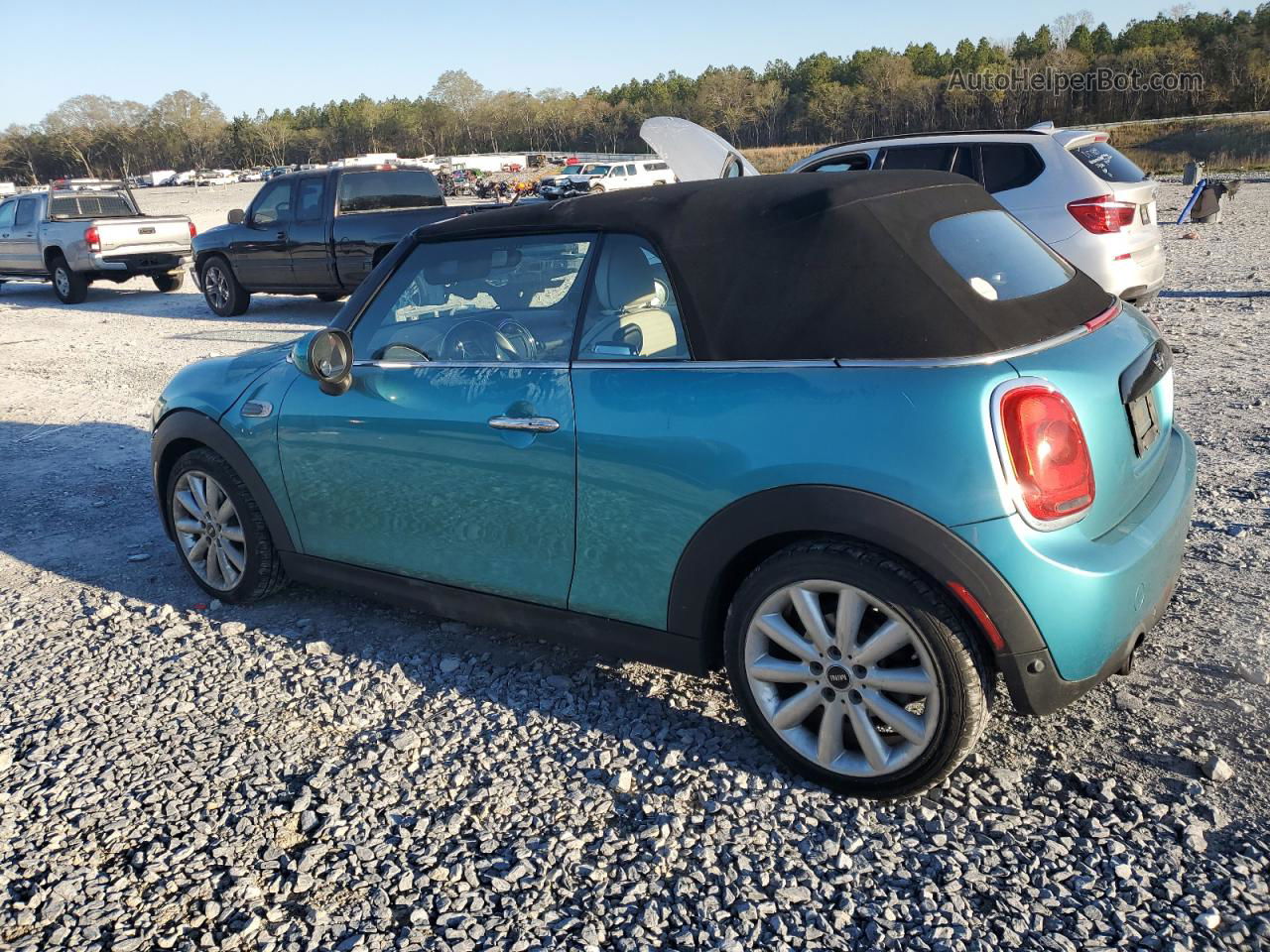 2018 Mini Cooper  Бирюзовый vin: WMWWG5C55J3D00871