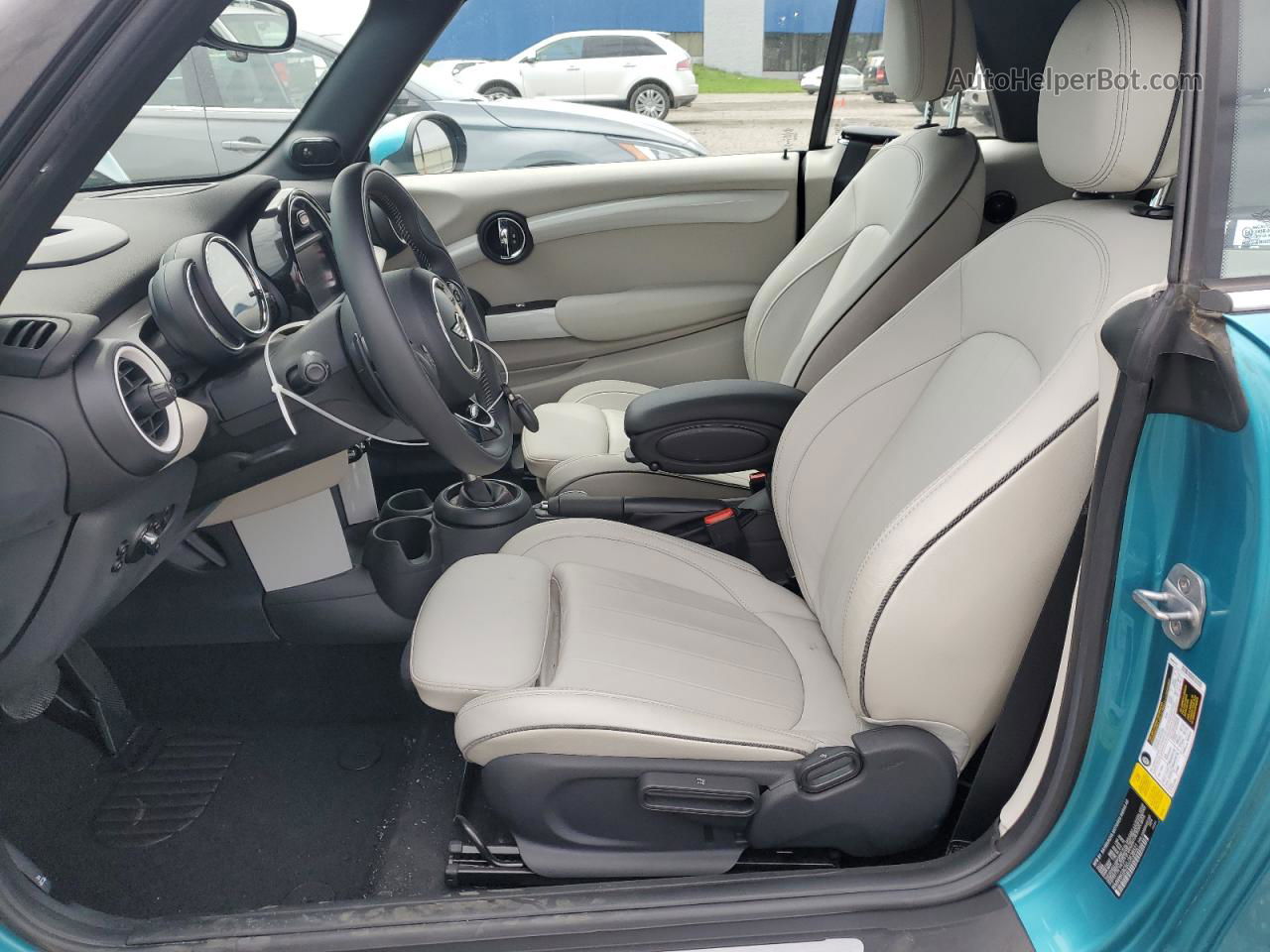 2018 Mini Cooper S Turquoise vin: WMWWG9C50J3E38521