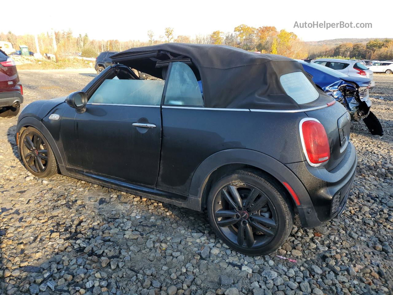 2018 Mini Cooper S Black vin: WMWWG9C51J3D22597