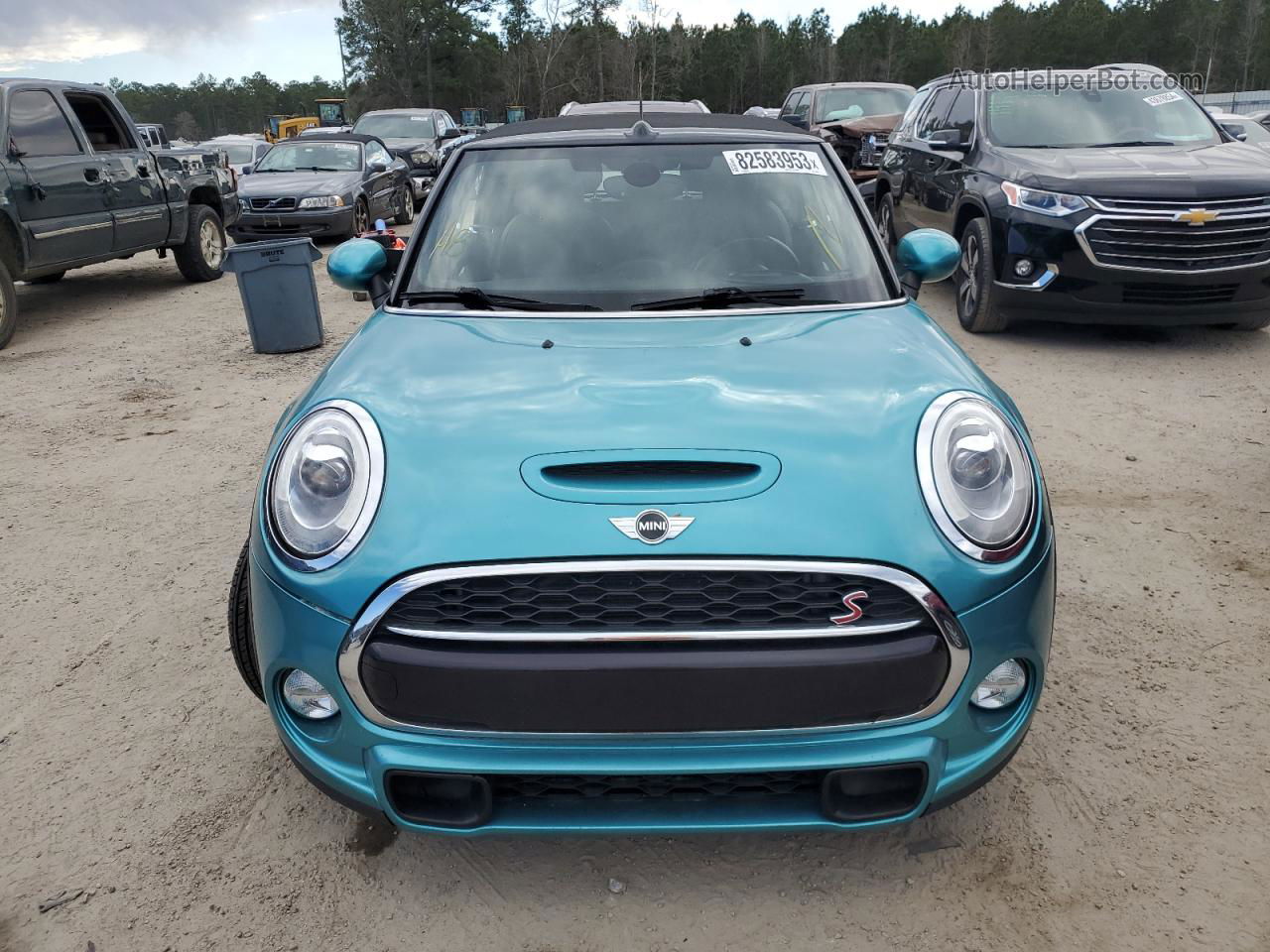 2018 Mini Cooper S Бирюзовый vin: WMWWG9C56J3E39012