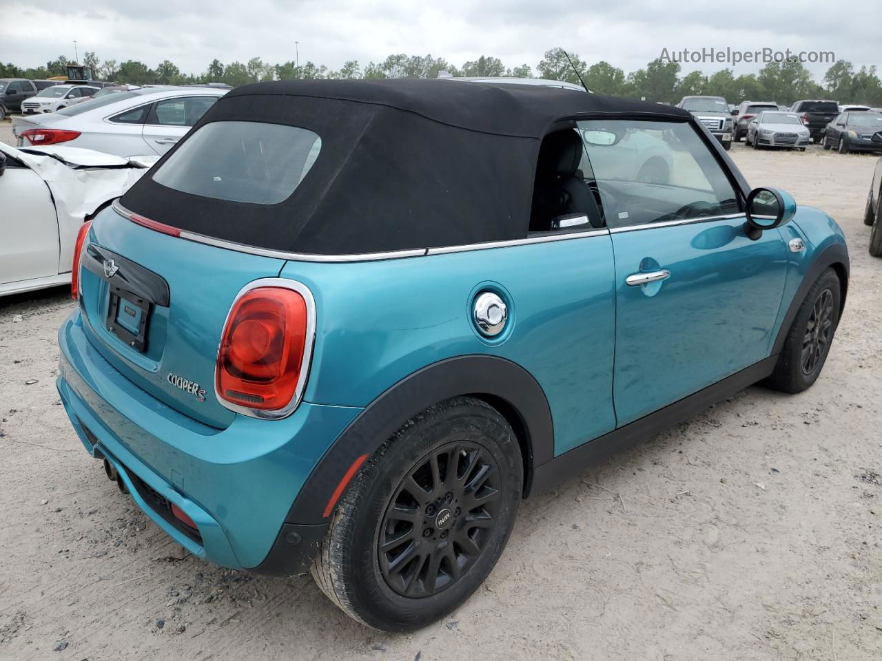 2018 Mini Cooper S Бирюзовый vin: WMWWG9C56J3E39012