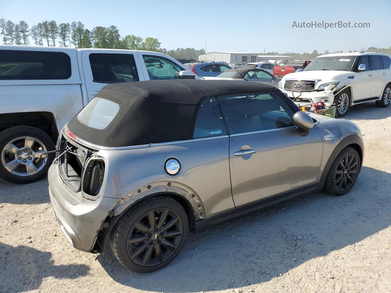 2018 Mini Cooper S Серый vin: WMWWG9C57J3E38581