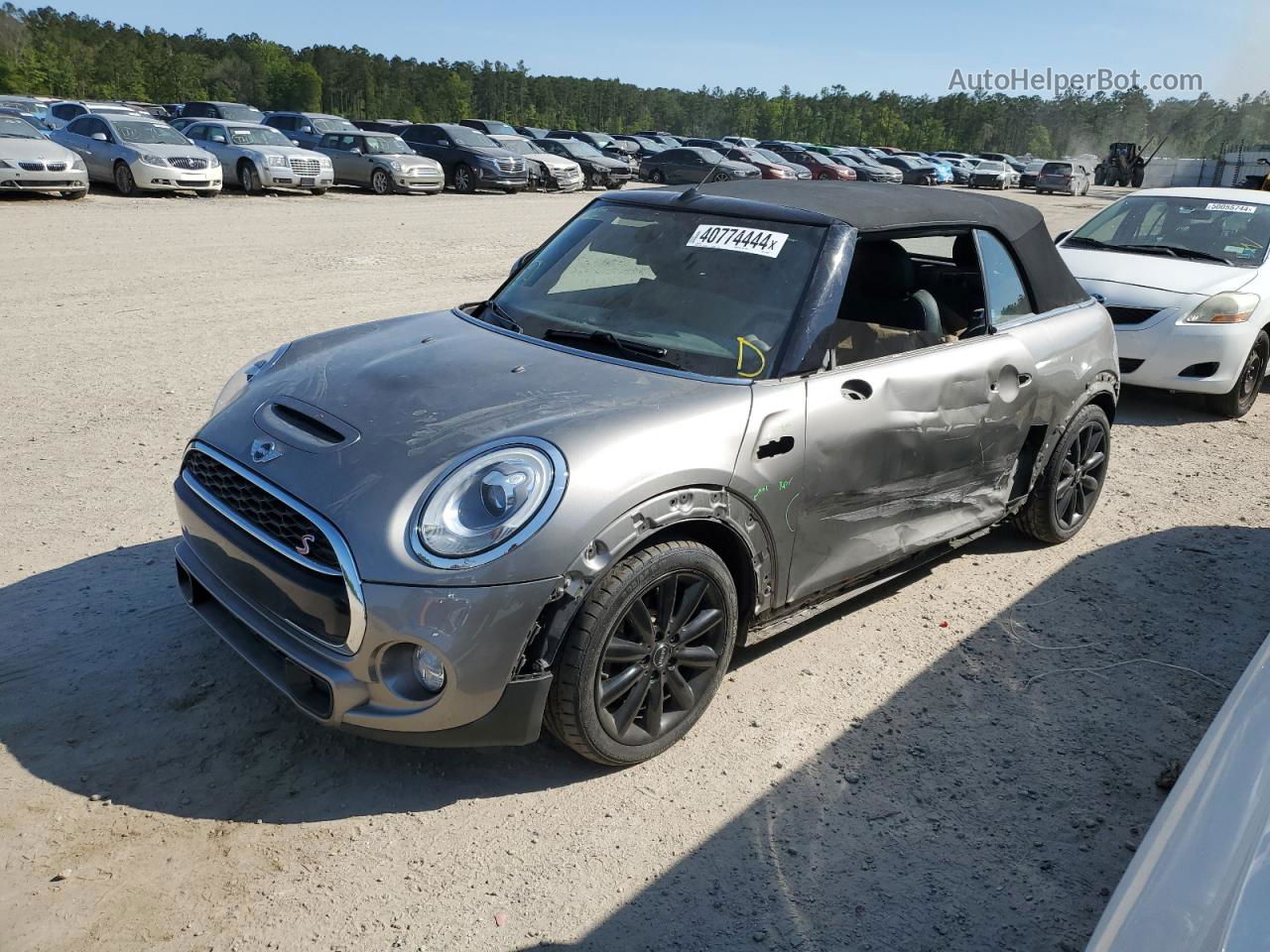 2018 Mini Cooper S Gray vin: WMWWG9C57J3E38581