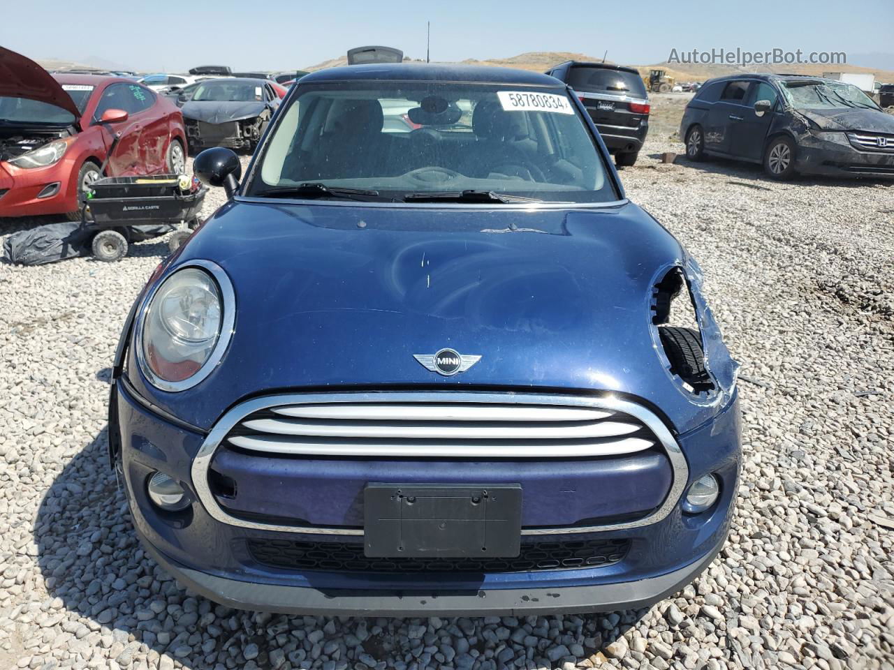 2015 Mini Cooper  Blue vin: WMWXM5C51F3B34322