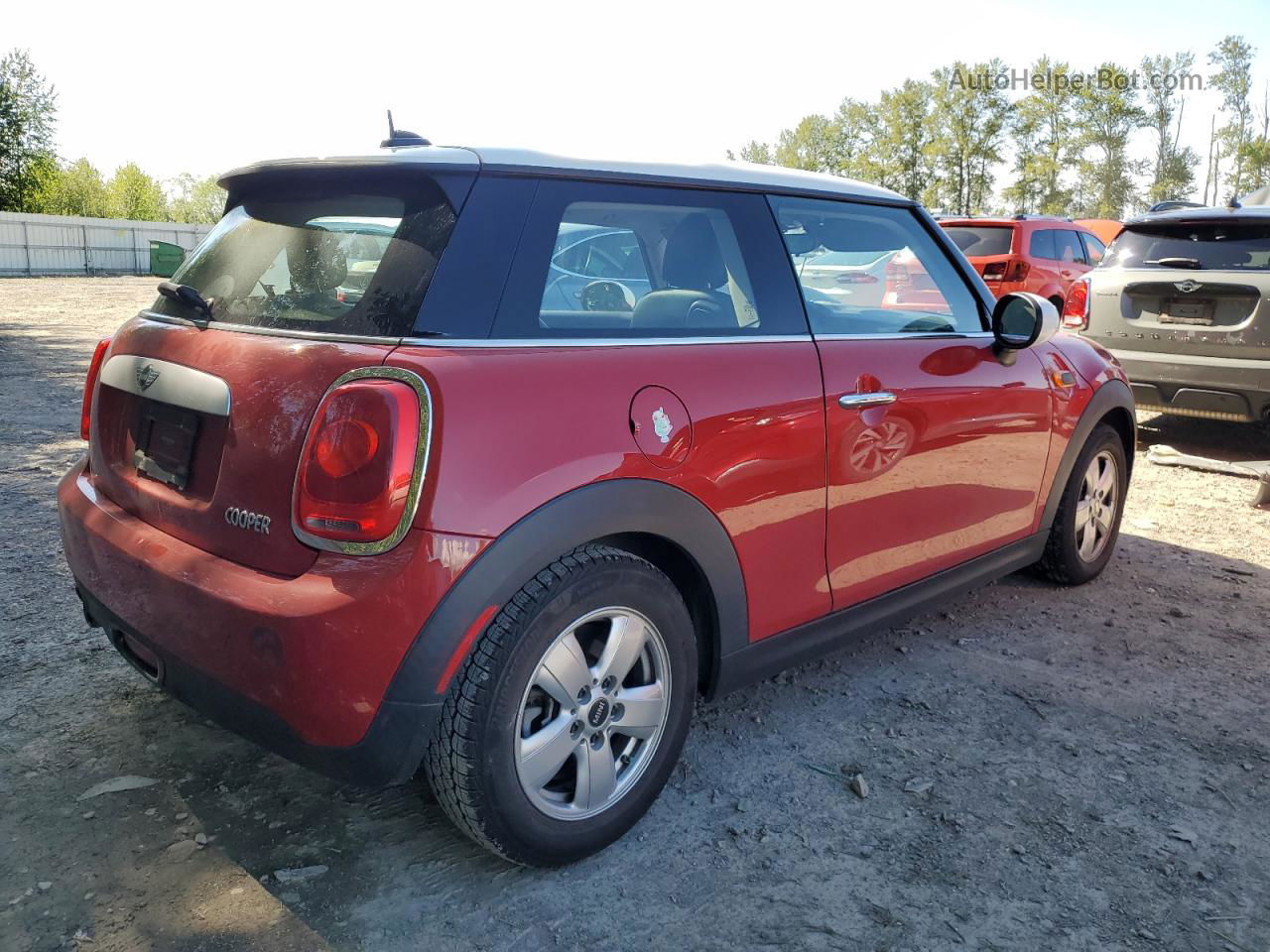 2015 Mini Cooper  Burgundy vin: WMWXM5C53F3A59641