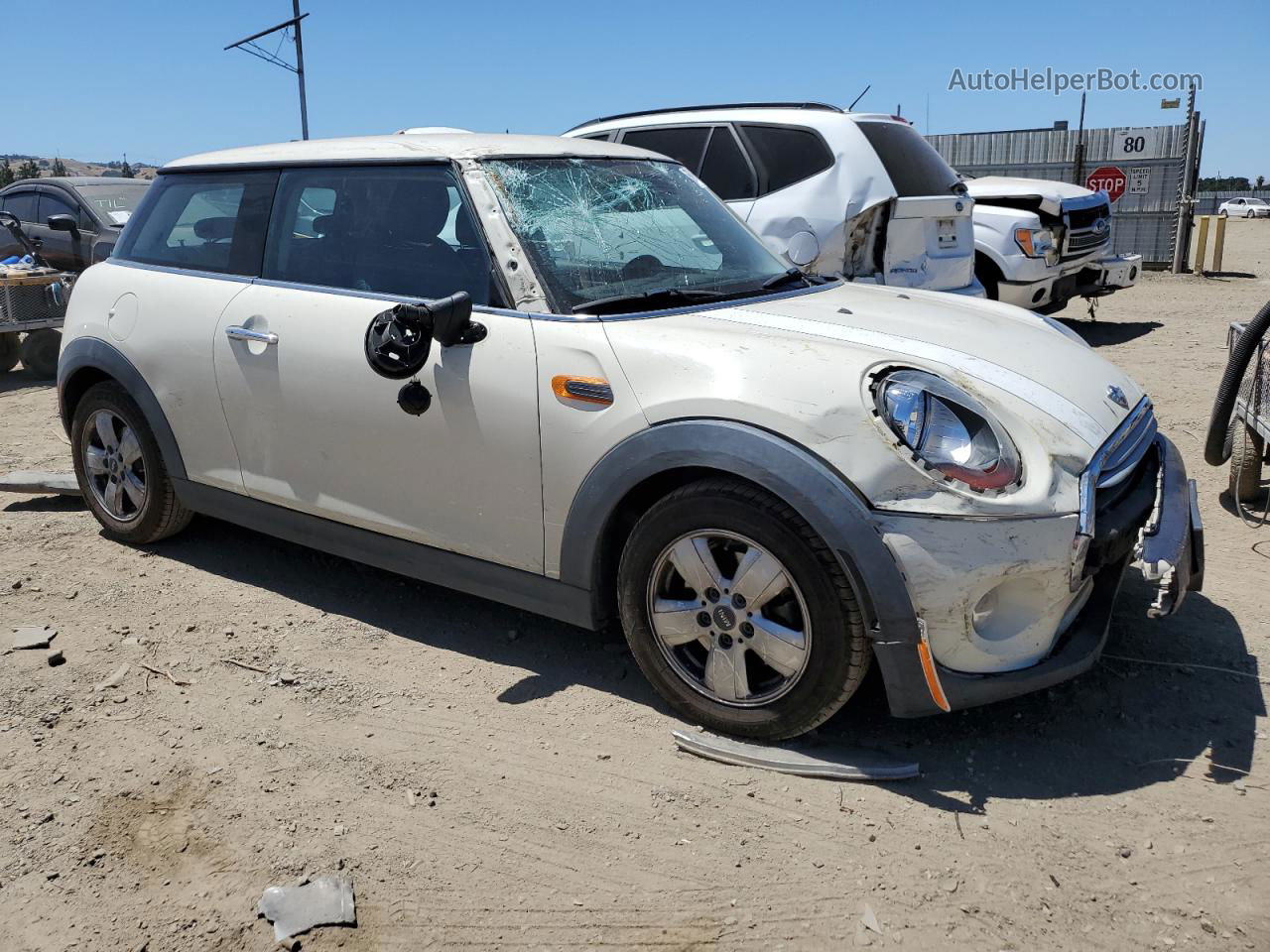 2015 Mini Cooper  Cream vin: WMWXM5C53F3A59767