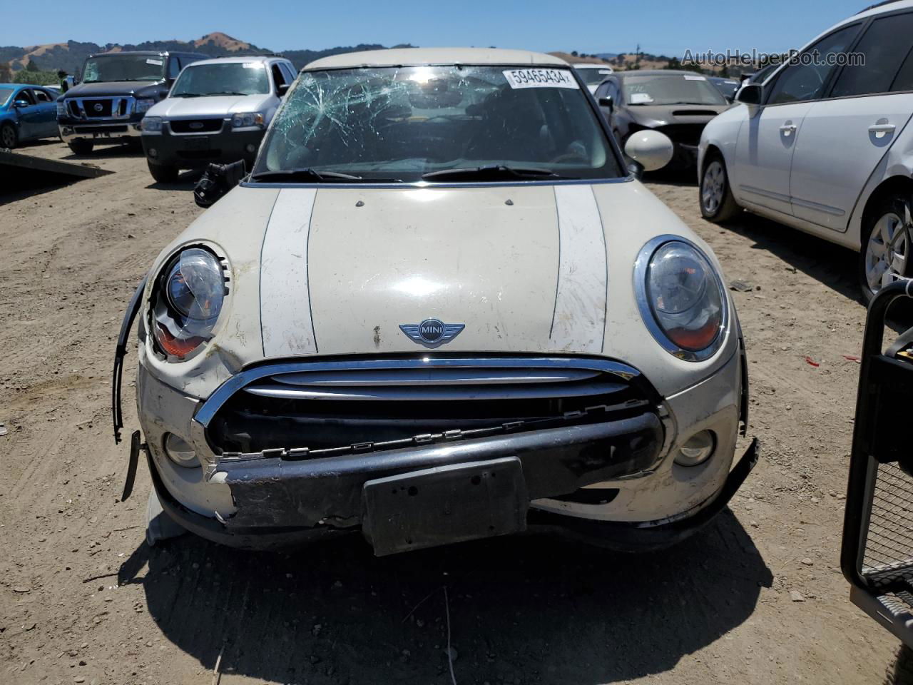 2015 Mini Cooper  Cream vin: WMWXM5C53F3A59767