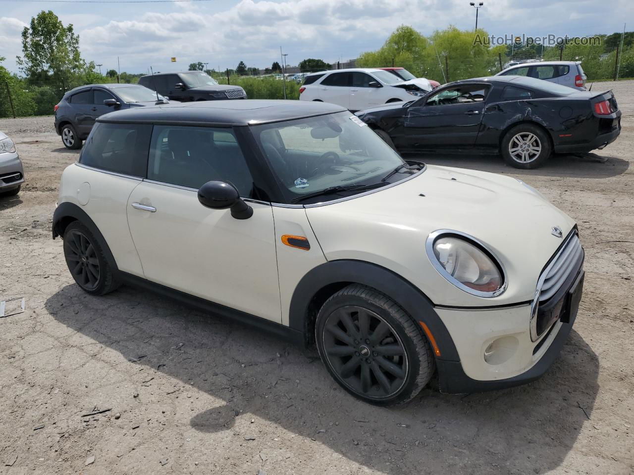 2015 Mini Cooper  Бежевый vin: WMWXM5C53FT973157