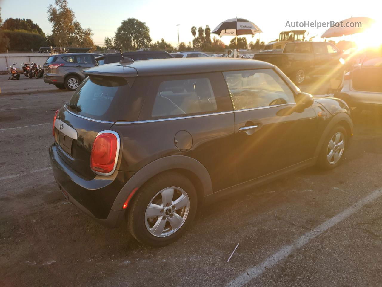 2015 Mini Cooper  Black vin: WMWXM5C55F3A56367