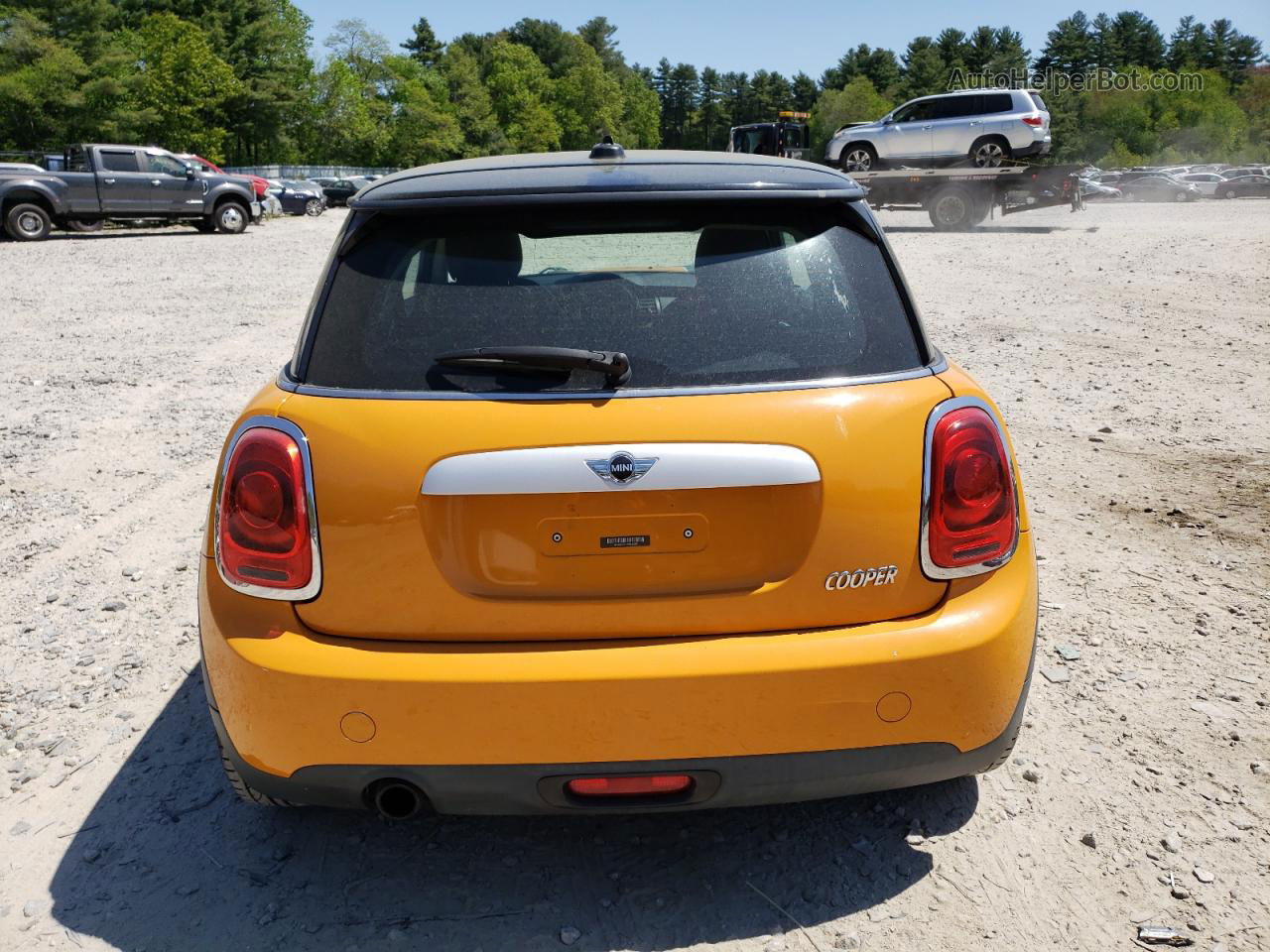 2015 Mini Cooper  Yellow vin: WMWXM5C55F3A59382