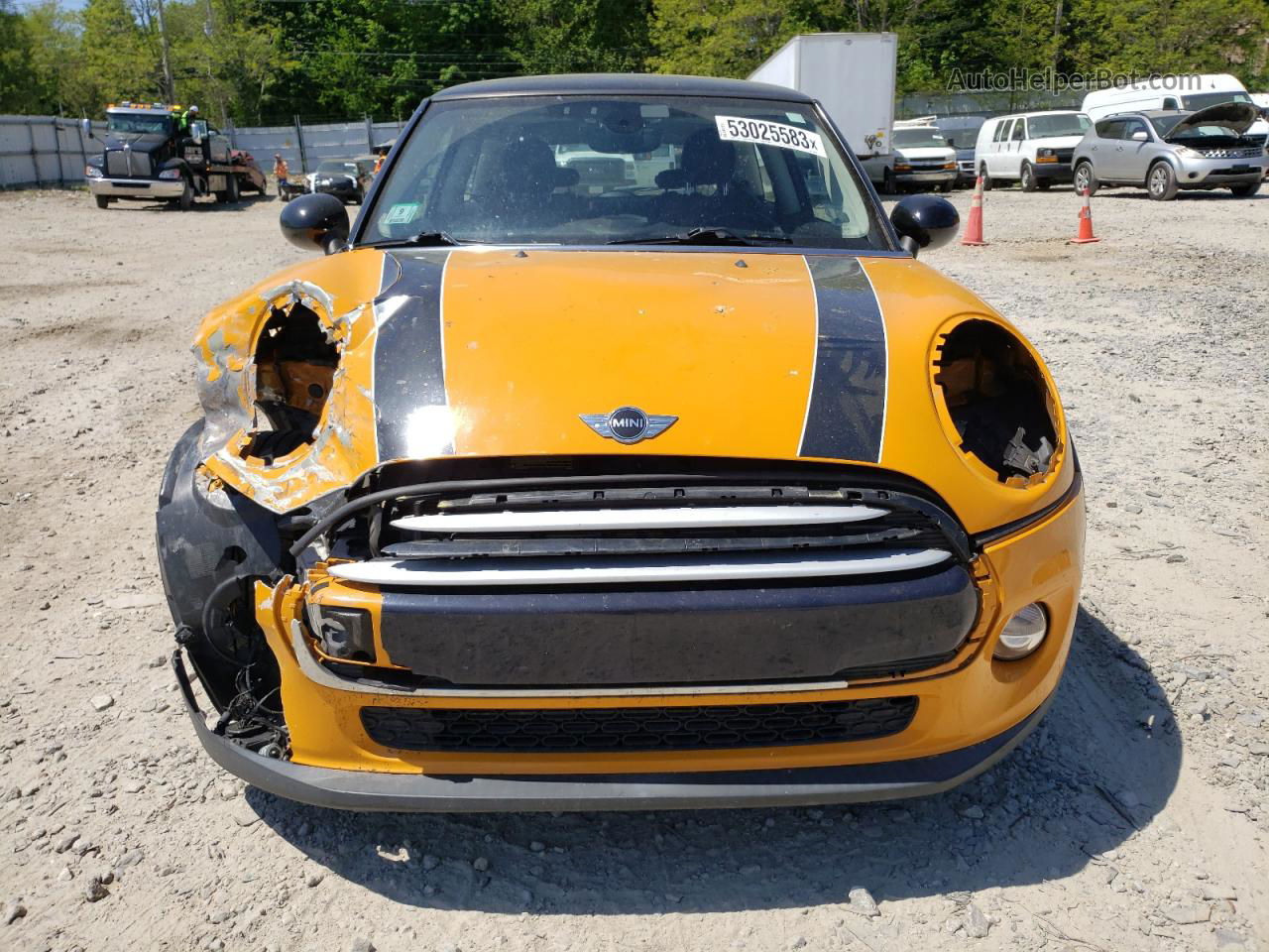 2015 Mini Cooper  Yellow vin: WMWXM5C55F3A59382