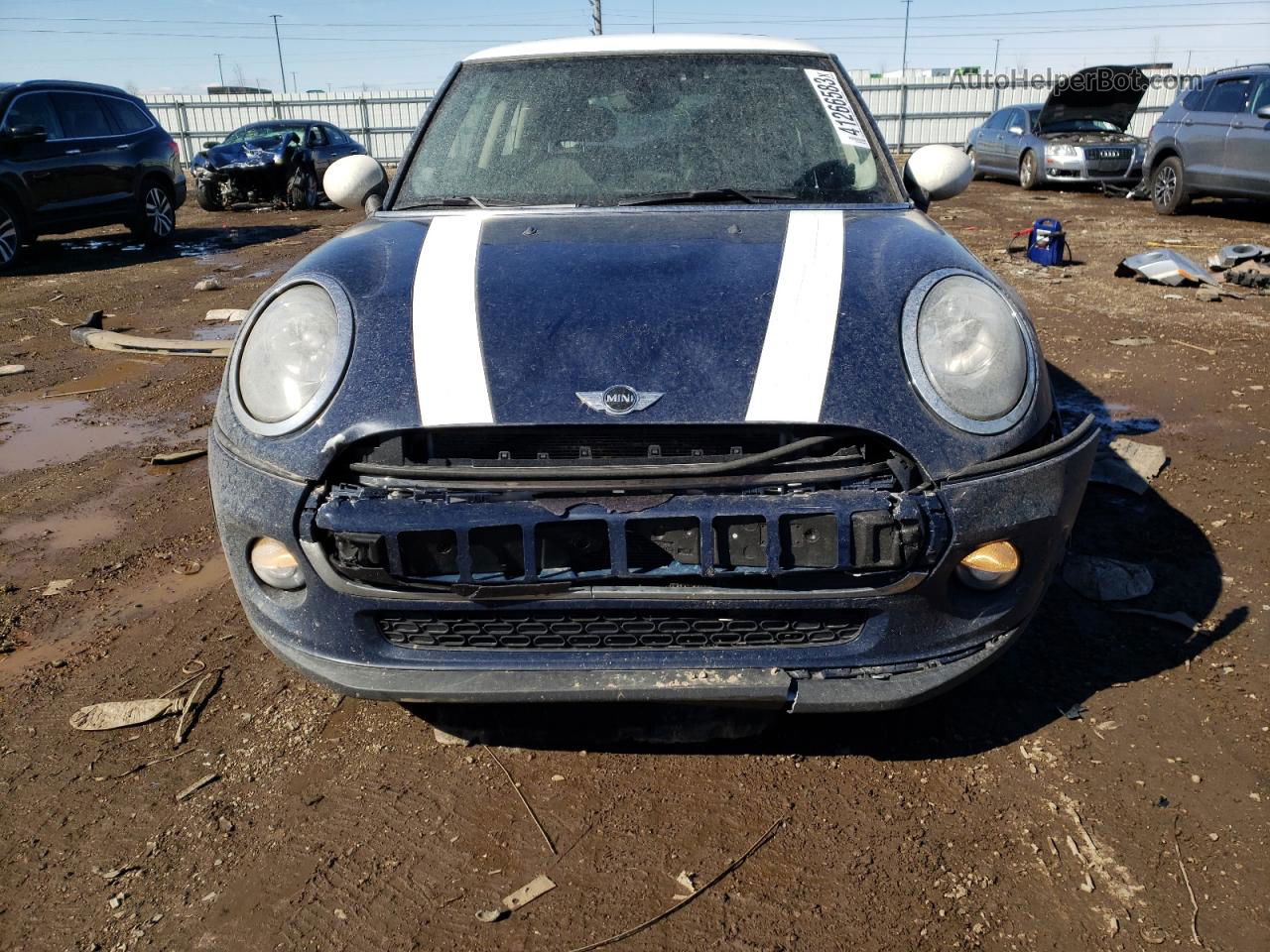 2015 Mini Cooper  Blue vin: WMWXM5C56F3A58113