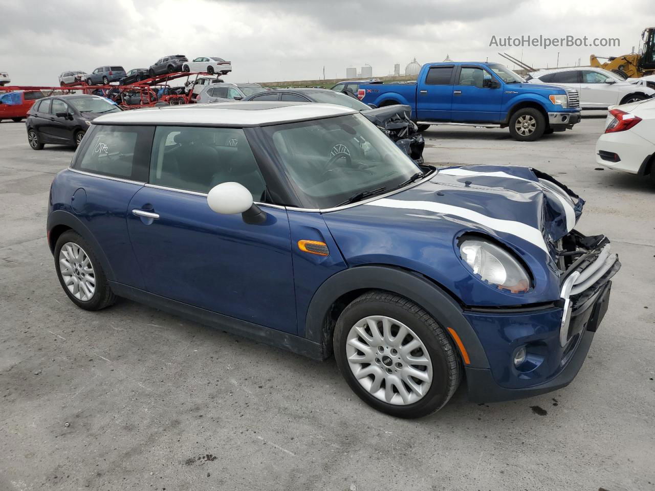 2015 Mini Cooper  Blue vin: WMWXM5C56F3A60055