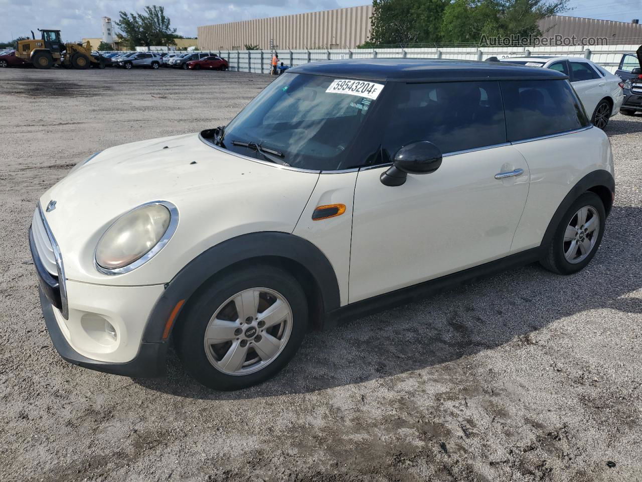 2015 Mini Cooper  White vin: WMWXM5C57F3A56175