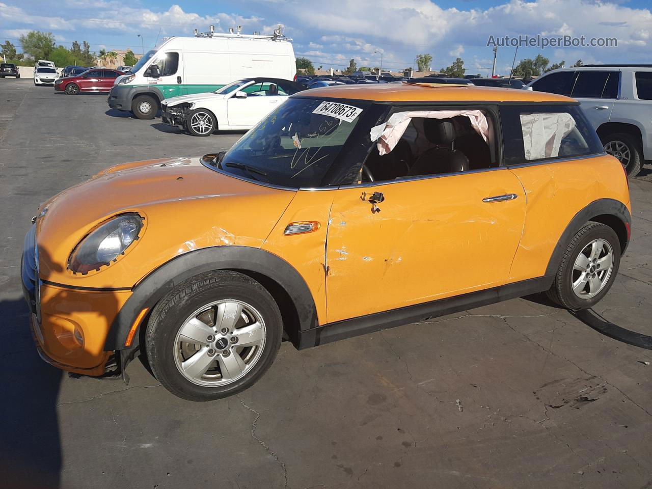 2015 Mini Cooper  Orange vin: WMWXM5C57F3A96630