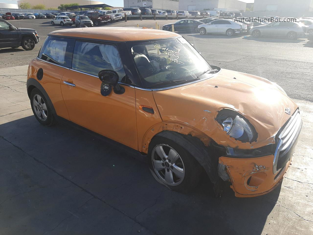 2015 Mini Cooper  Orange vin: WMWXM5C57F3A96630