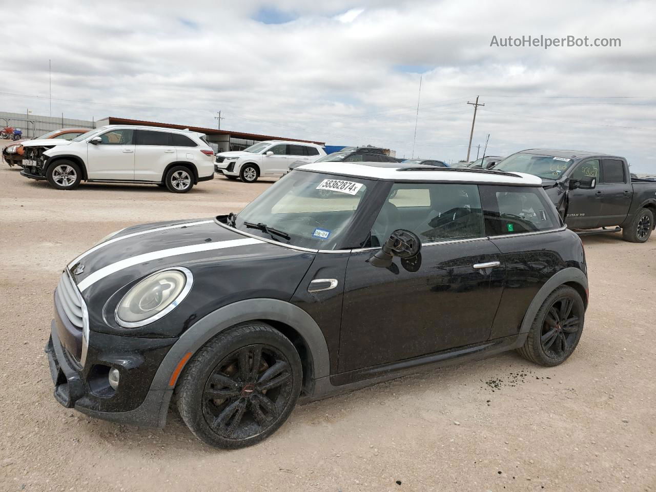 2015 Mini Cooper  Black vin: WMWXM5C57FT942865