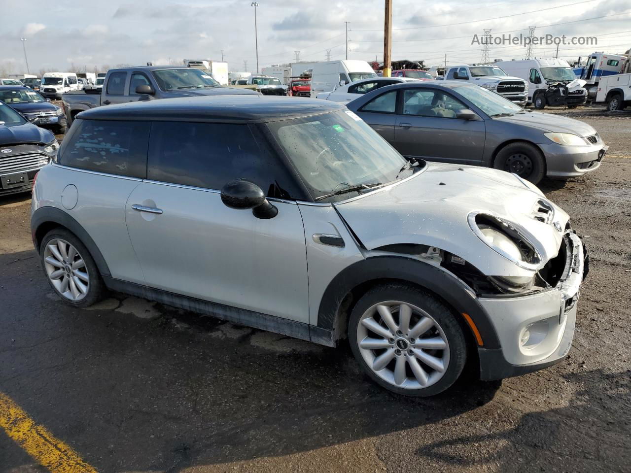 2015 Mini Cooper  Gray vin: WMWXM5C59F3A58641