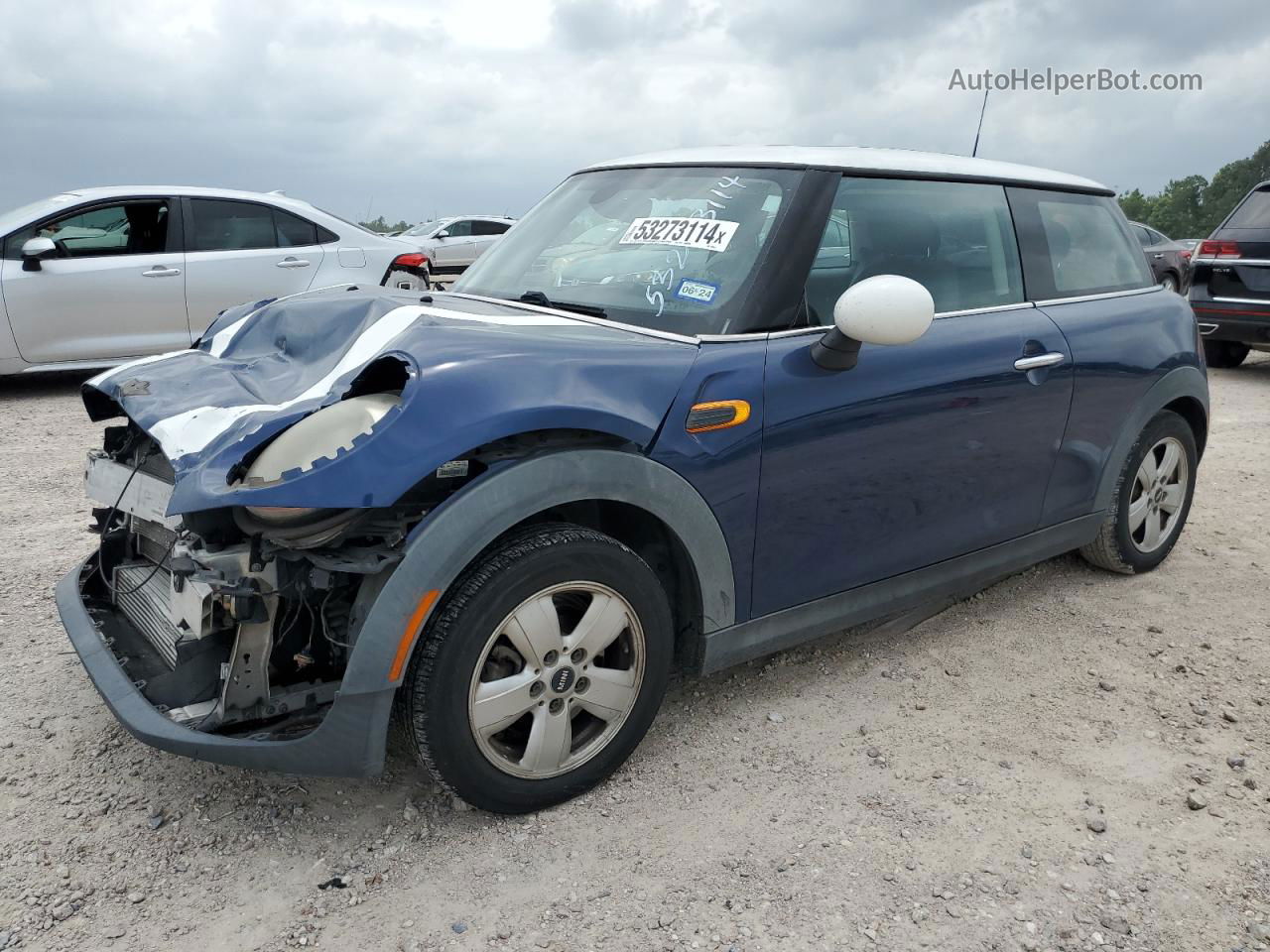 2015 Mini Cooper  Blue vin: WMWXM5C59FT937053