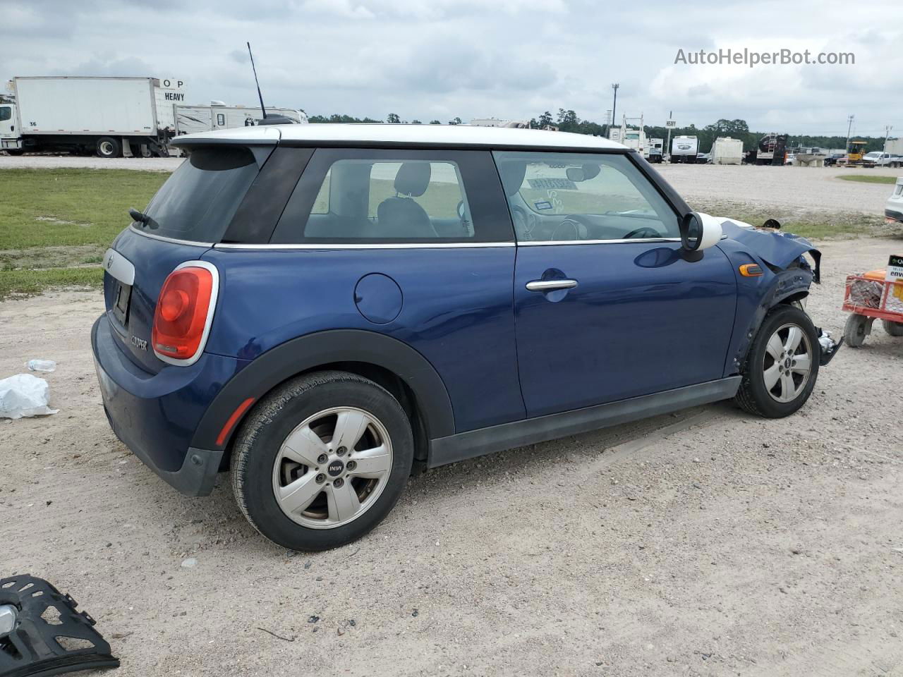 2015 Mini Cooper  Blue vin: WMWXM5C59FT937053