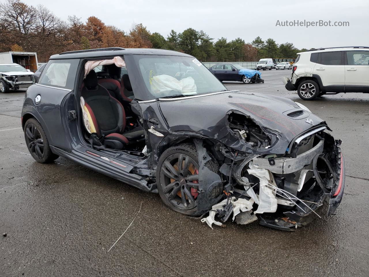 2018 Mini Cooper John Cooper Works Charcoal vin: WMWXM9C50J2G49592