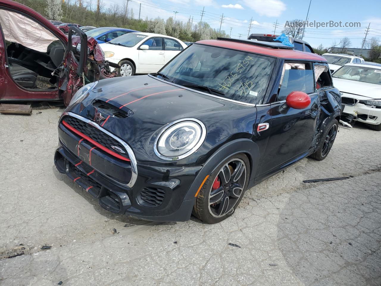 2015 Mini Cooper John Cooper Works Black vin: WMWXM9C55FT996415