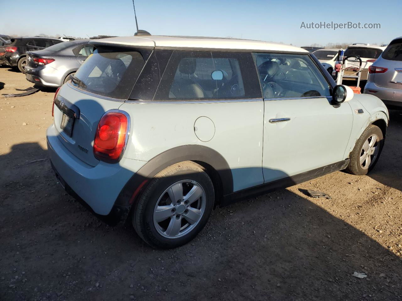 2018 Mini Cooper  Turquoise vin: WMWXP5C51J2G63663