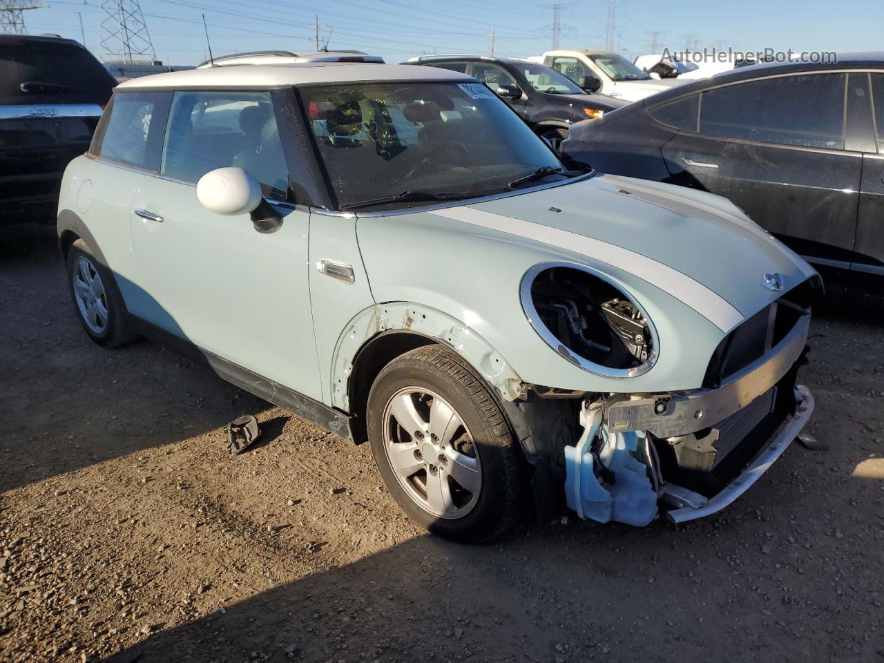 2018 Mini Cooper  Turquoise vin: WMWXP5C51J2G63663