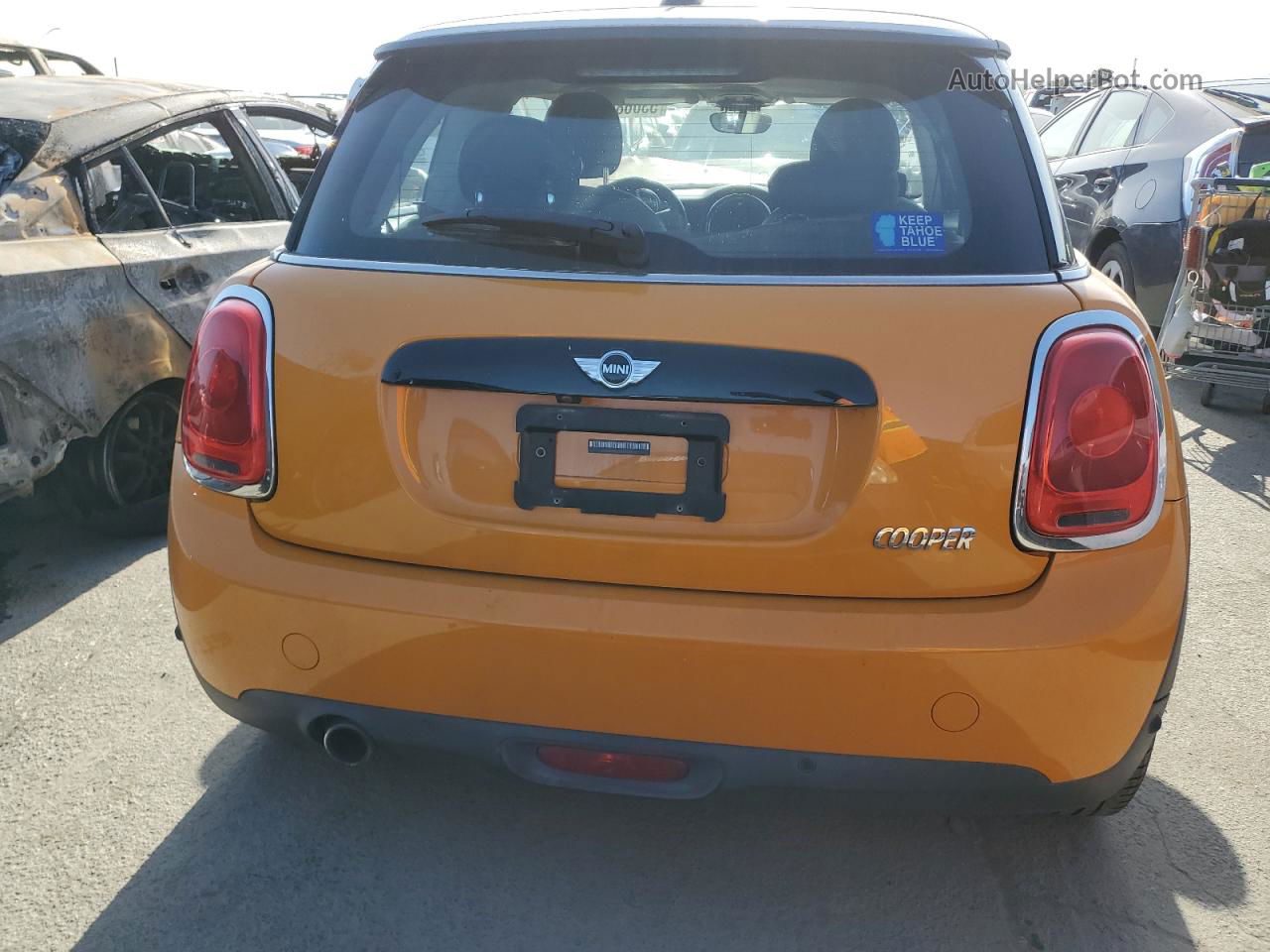 2018 Mini Cooper  Orange vin: WMWXP5C51J2H28995