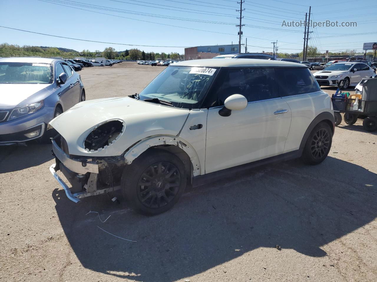 2018 Mini Cooper  Cream vin: WMWXP5C56J2G63447