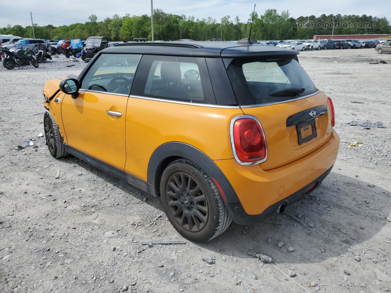 2018 Mini Cooper  Yellow vin: WMWXP5C57J2H28936