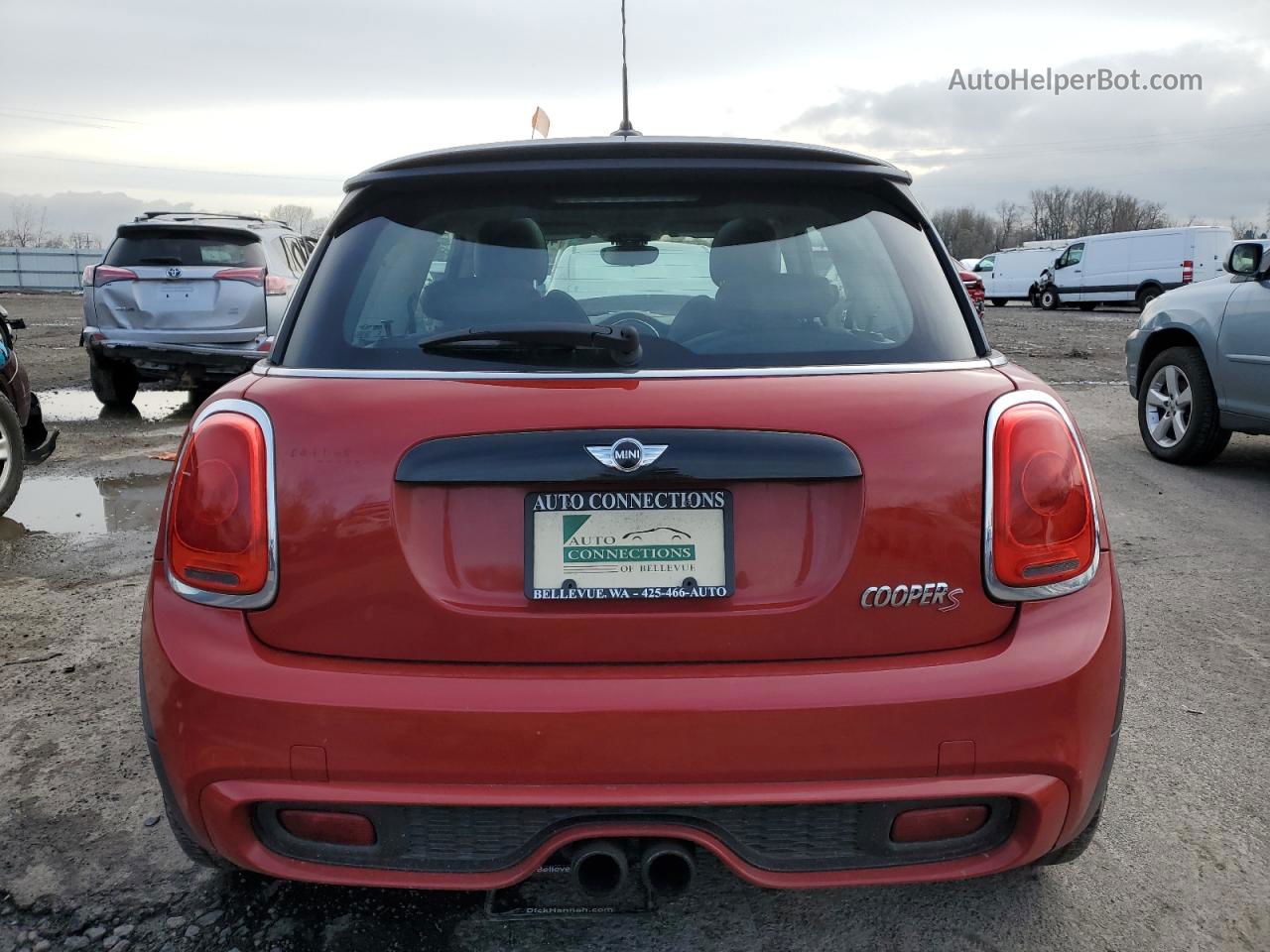 2015 Mini Cooper S Red vin: WMWXP7C50F2A36360