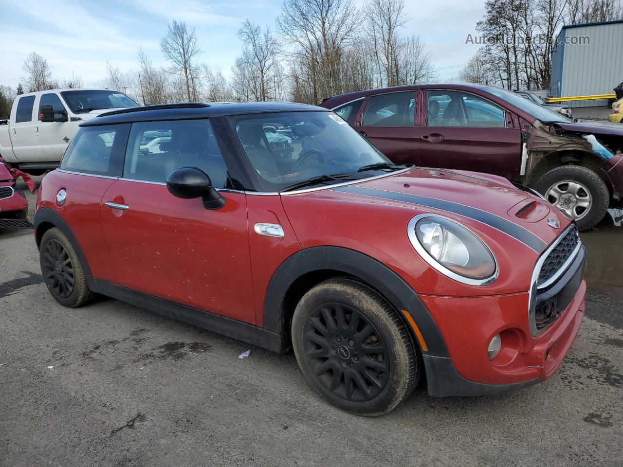 2015 Mini Cooper S Red vin: WMWXP7C50F2A36360