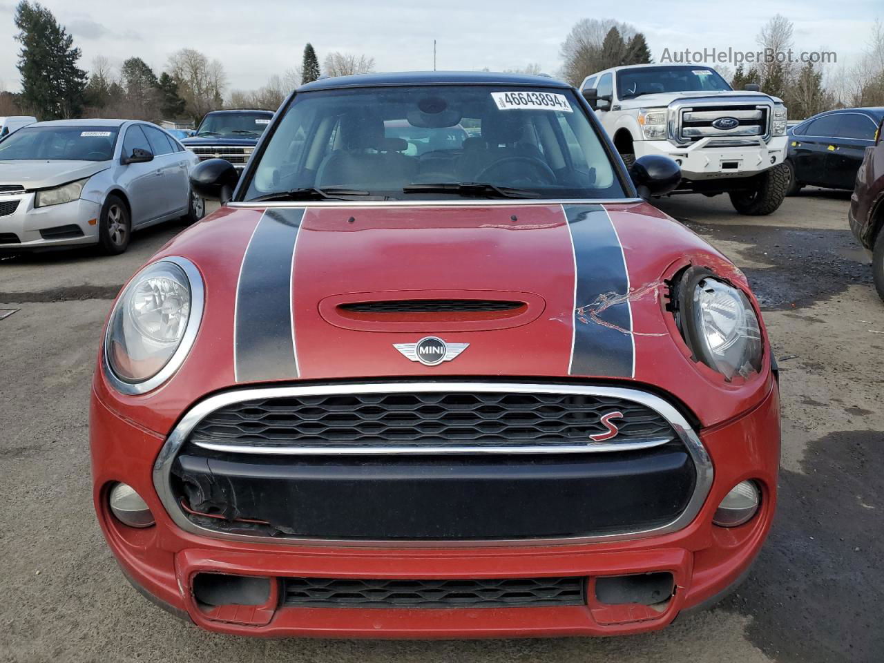 2015 Mini Cooper S Red vin: WMWXP7C50F2A36360