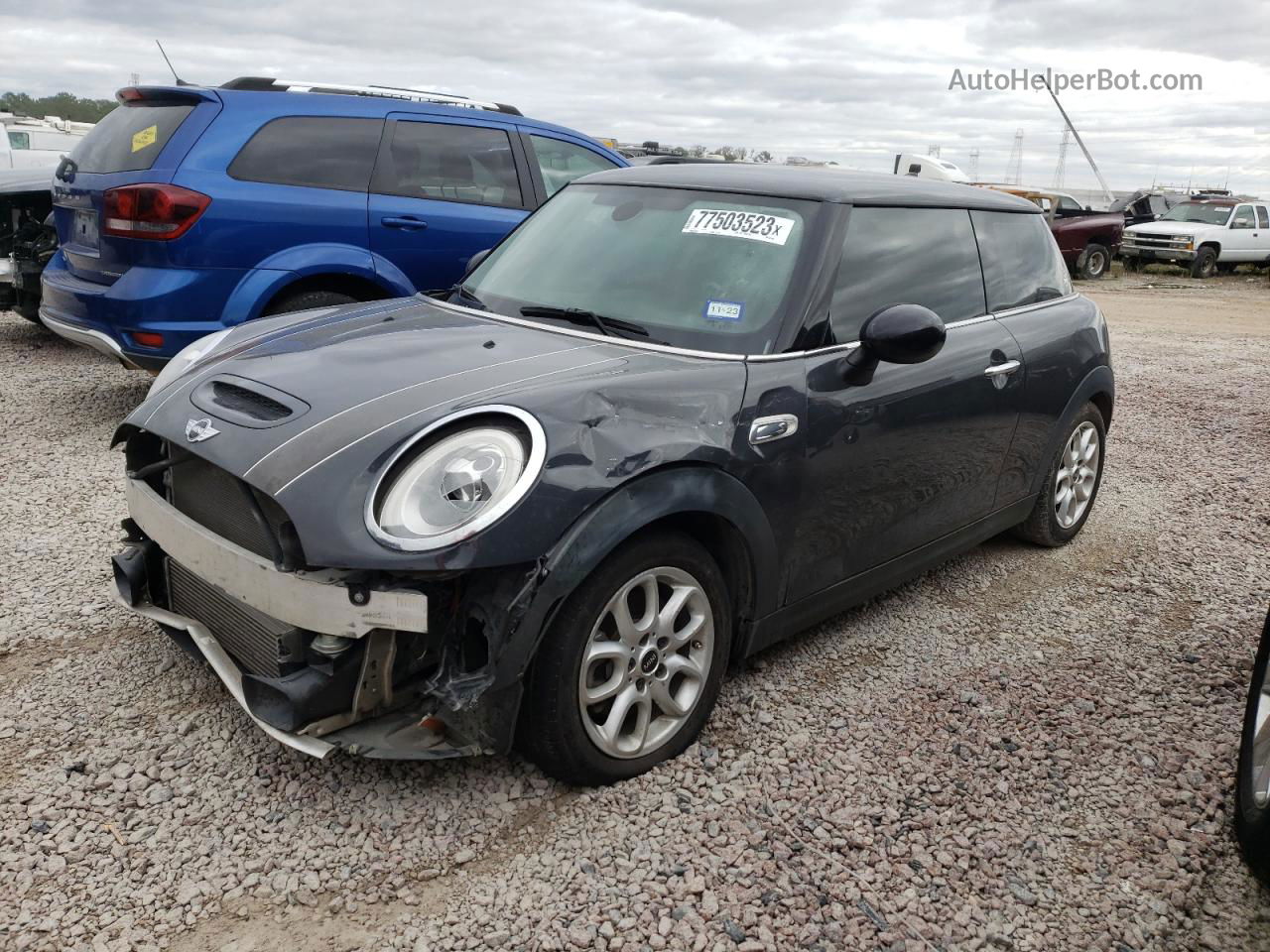 2015 Mini Cooper S Gray vin: WMWXP7C51F2A35265