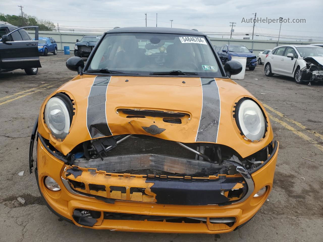 2015 Mini Cooper S Оранжевый vin: WMWXP7C52F2A61194