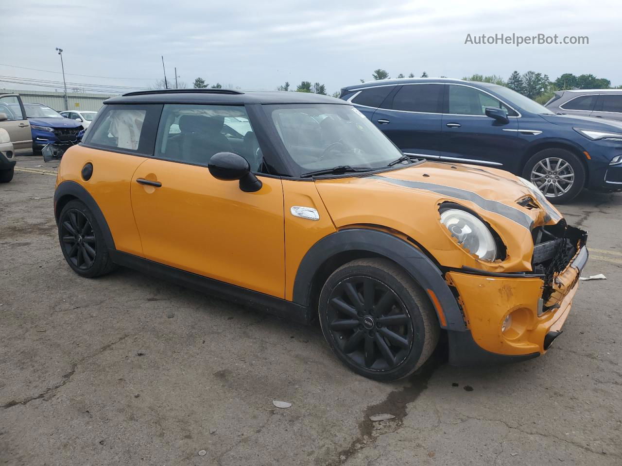 2015 Mini Cooper S Orange vin: WMWXP7C52F2A61194