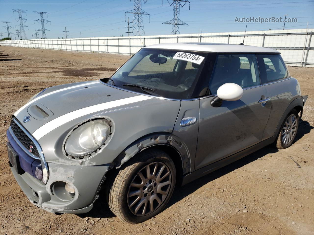 2015 Mini Cooper S Gray vin: WMWXP7C52FT740485