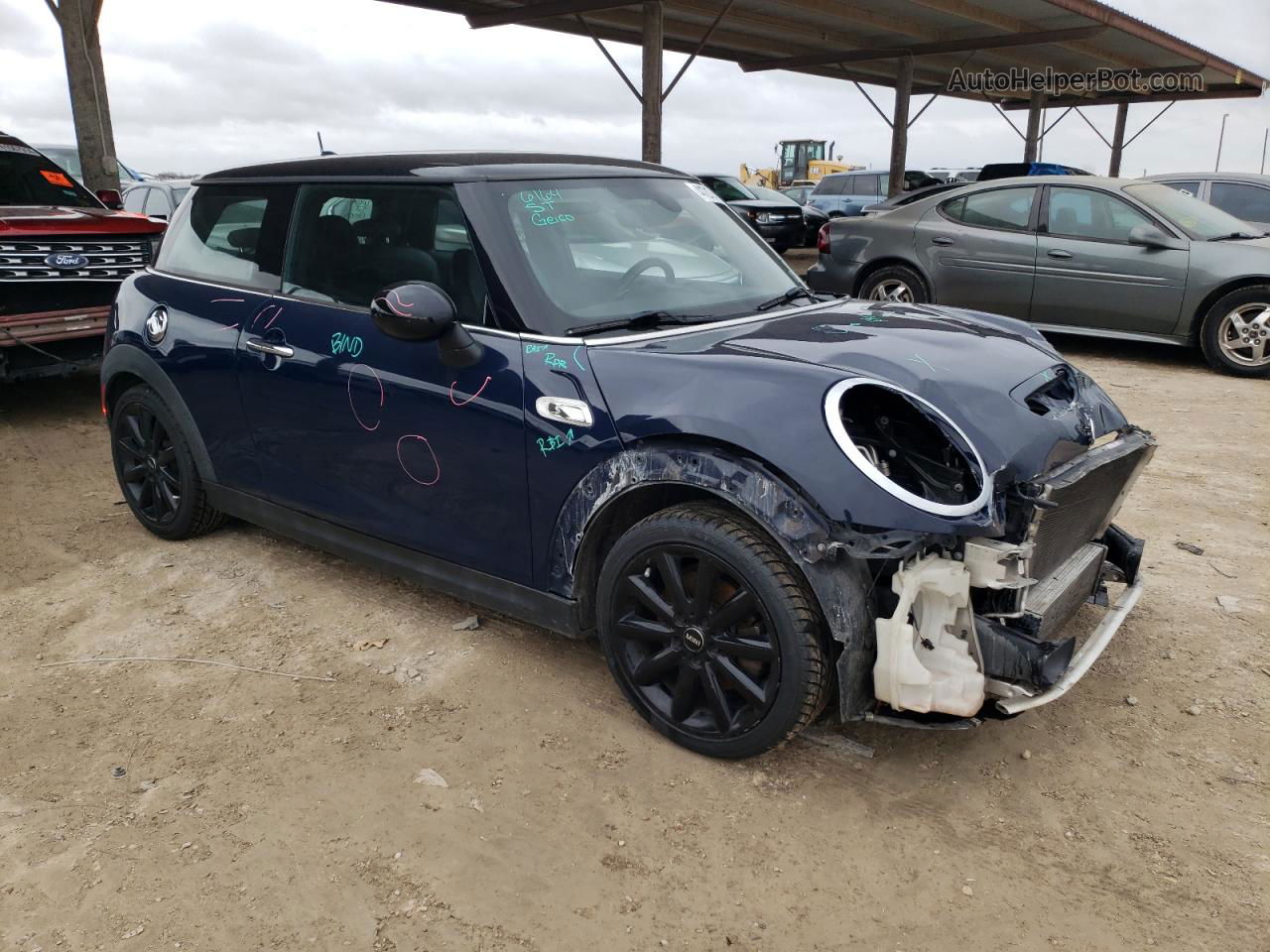 2015 Mini Cooper S Blue vin: WMWXP7C53F2A37194