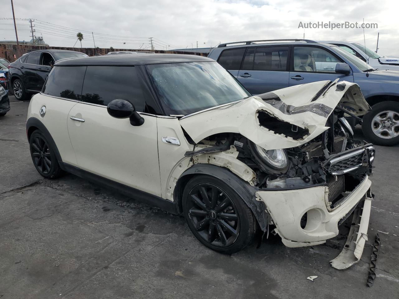 2015 Mini Cooper S Белый vin: WMWXP7C53F2A41214